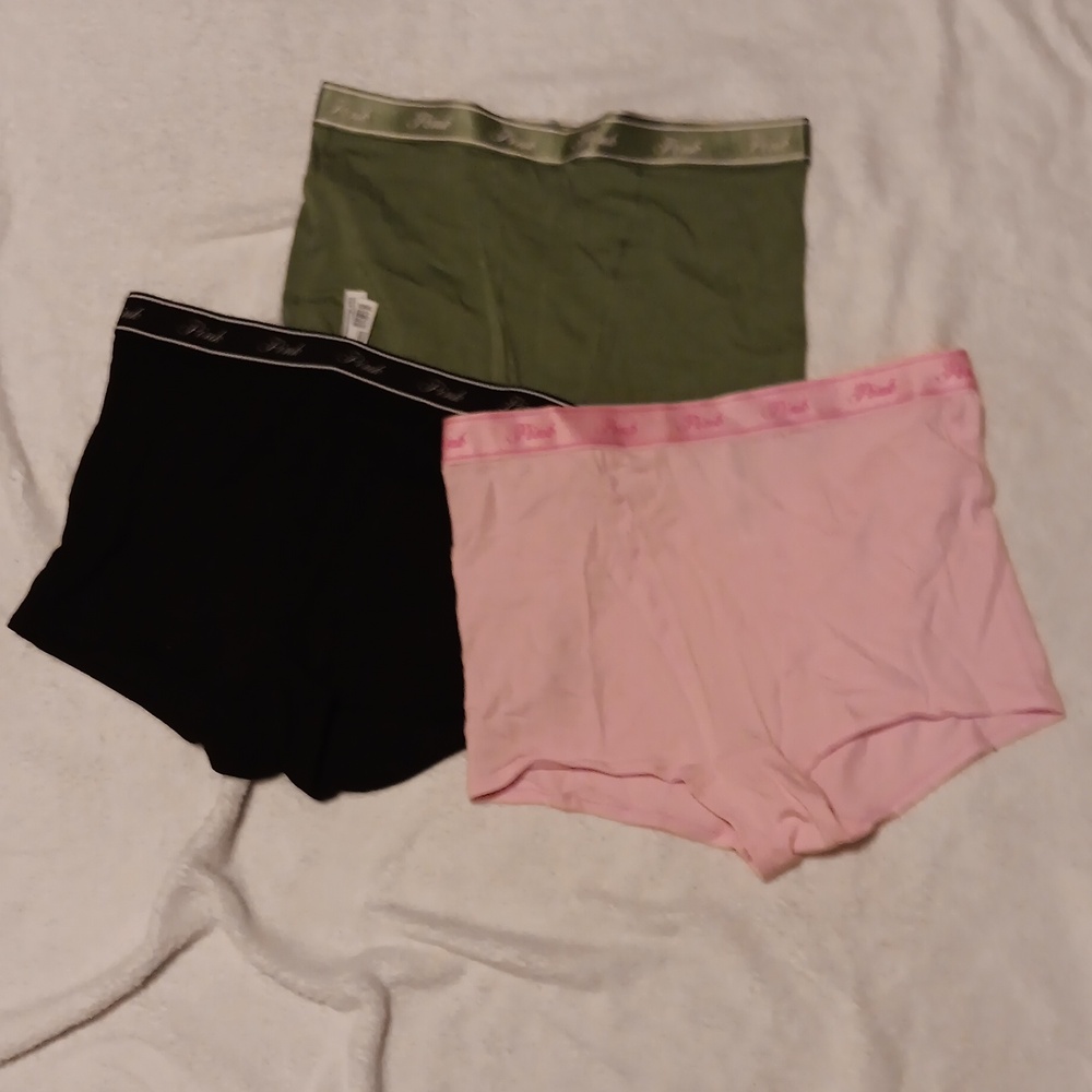 Pink boyshorts size M